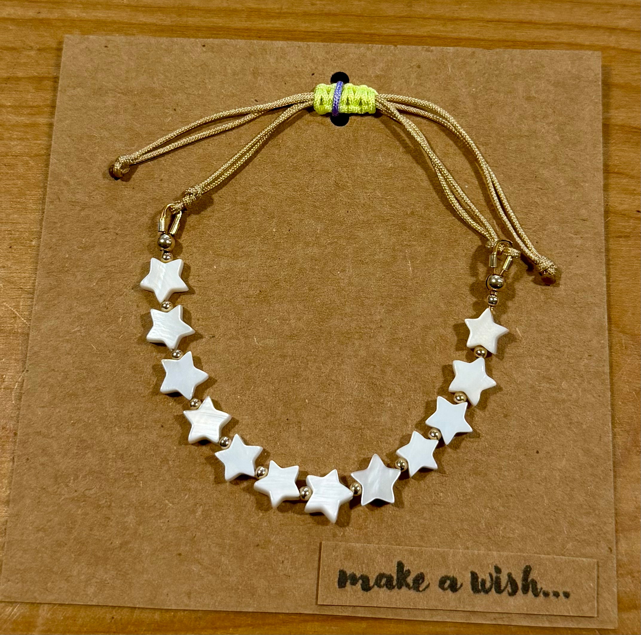 Hello Clementine "Make A Wish" Star Bracelet