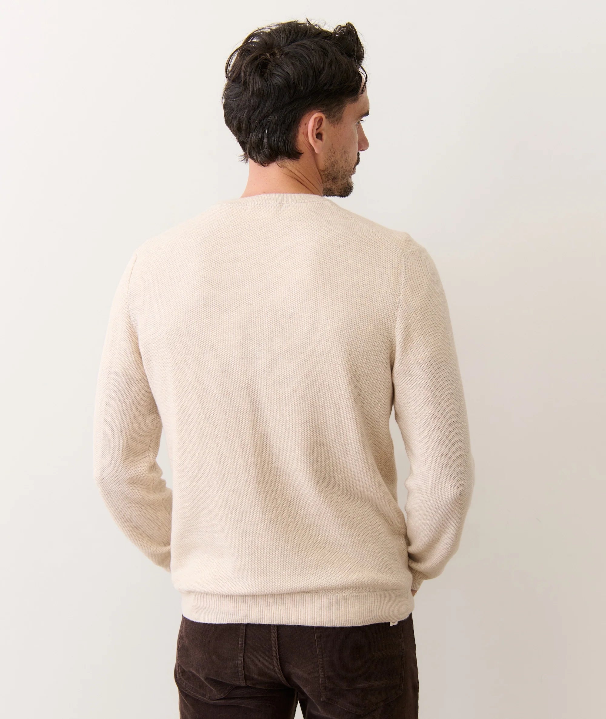 Marine Layer Sweater Tee - Angora