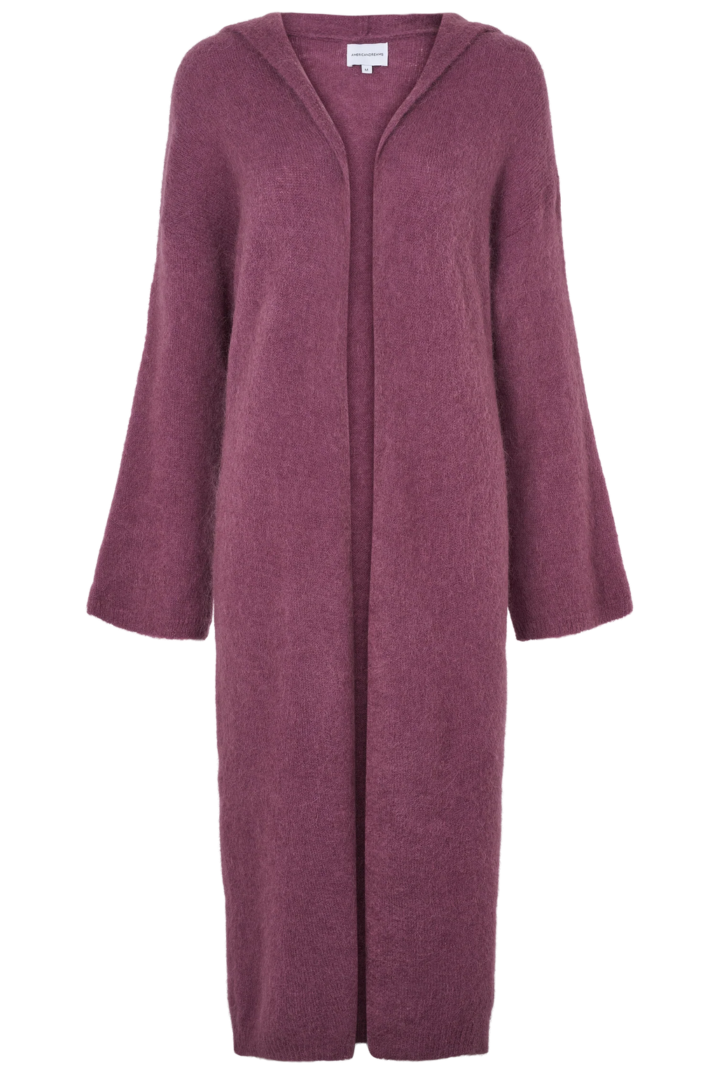 American Dreams June Long Alpaca Sweater With Hood