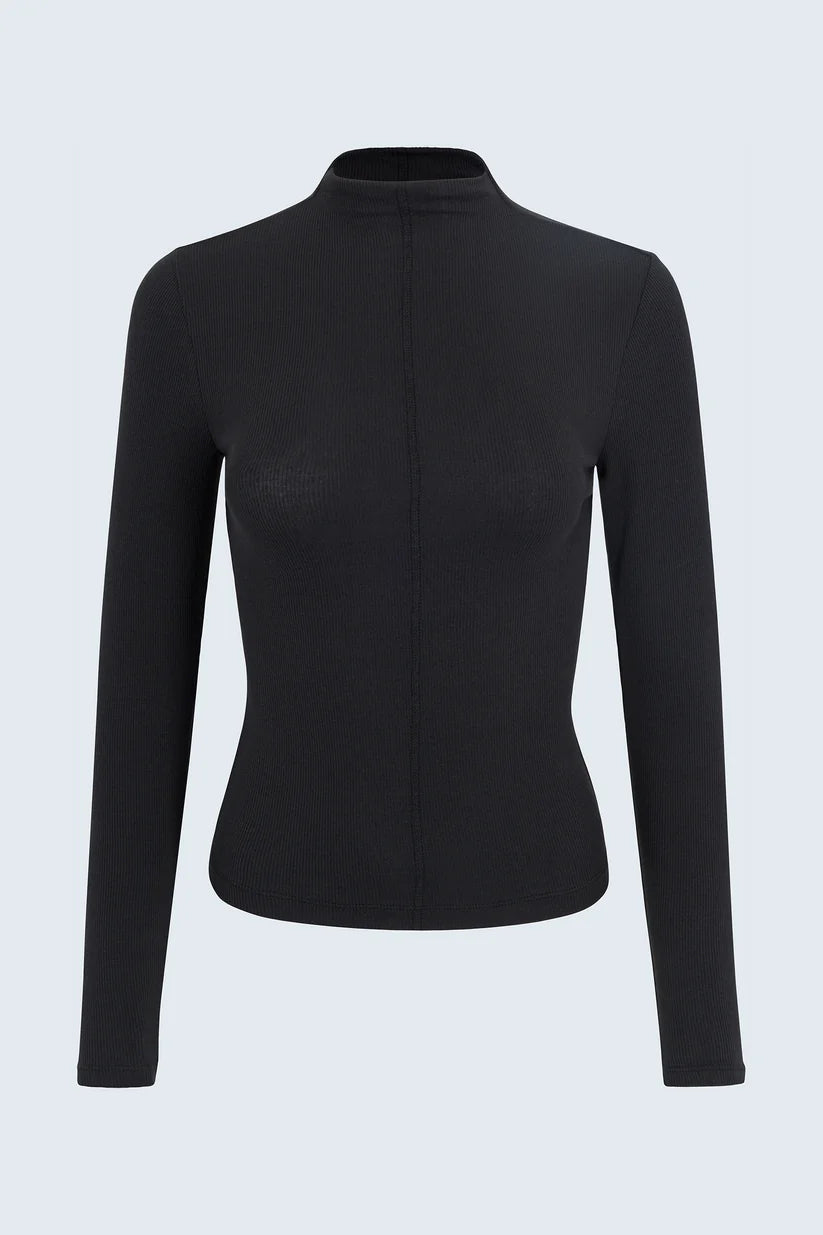 Pistola Dara Long Sleeve Funnel Neck Top