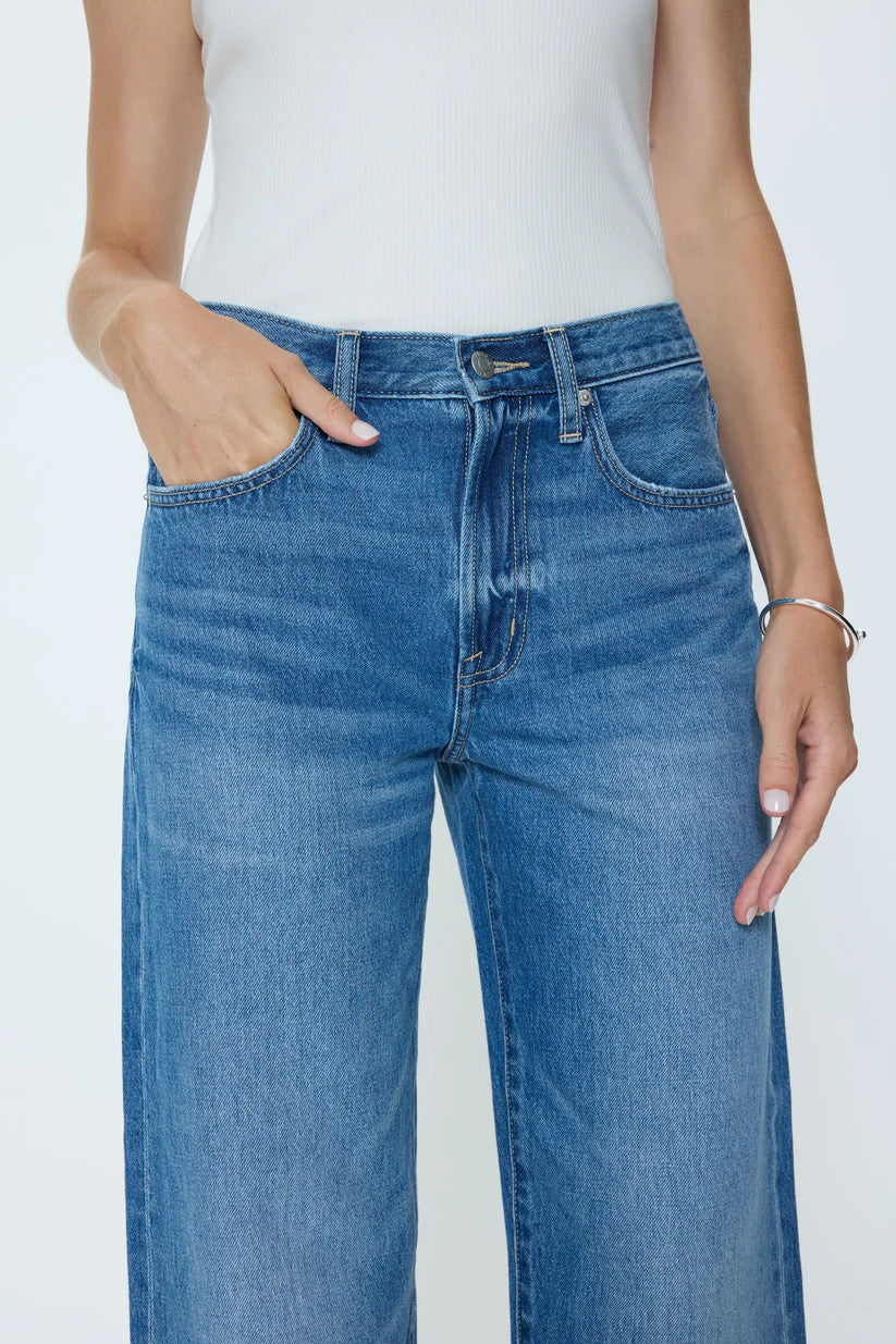 Pistola Donny Rolled Hem Boyfriend Jean