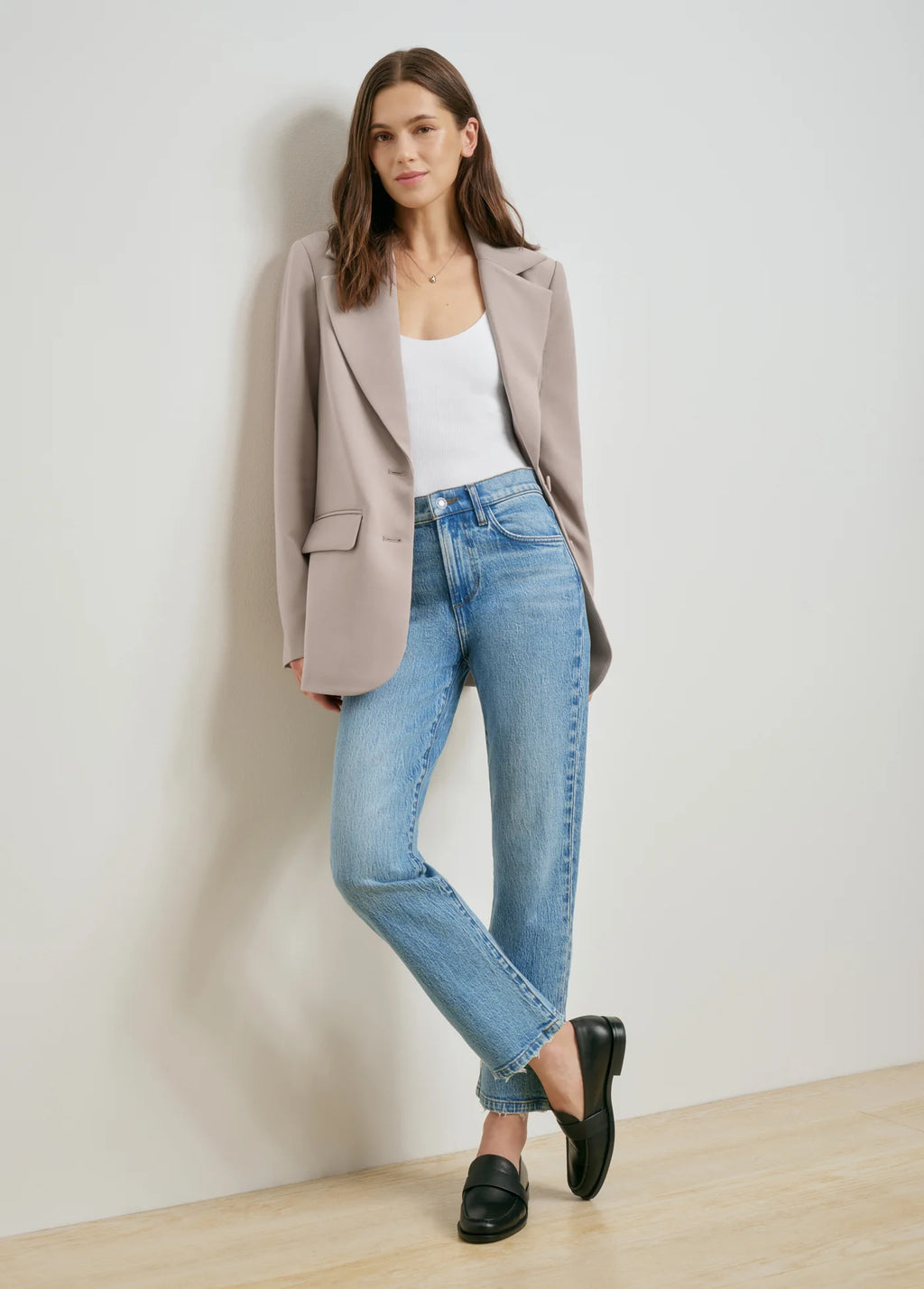 Favorite Daughter the Dot Mid Rise Straight Jean