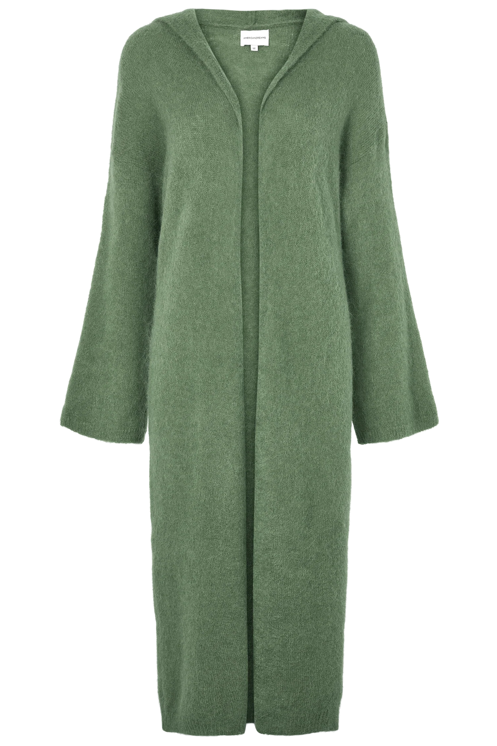 American Dreams June Long Alpaca Sweater With Hood