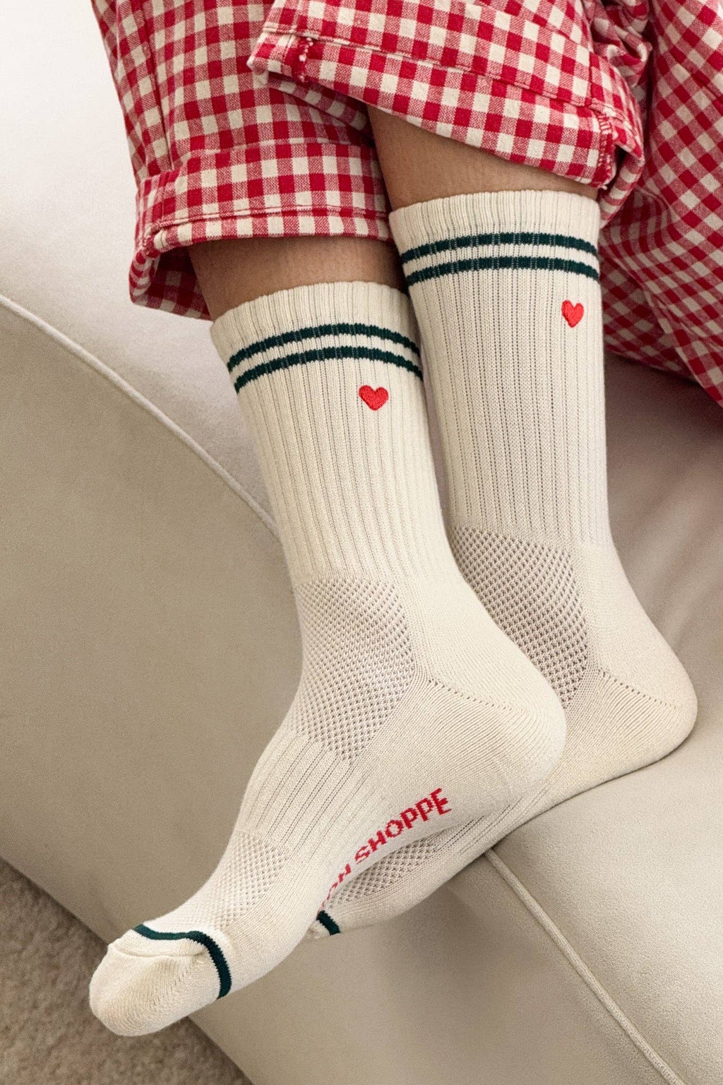 Le Bon Shoppe Embroidered Boyfriend Socks