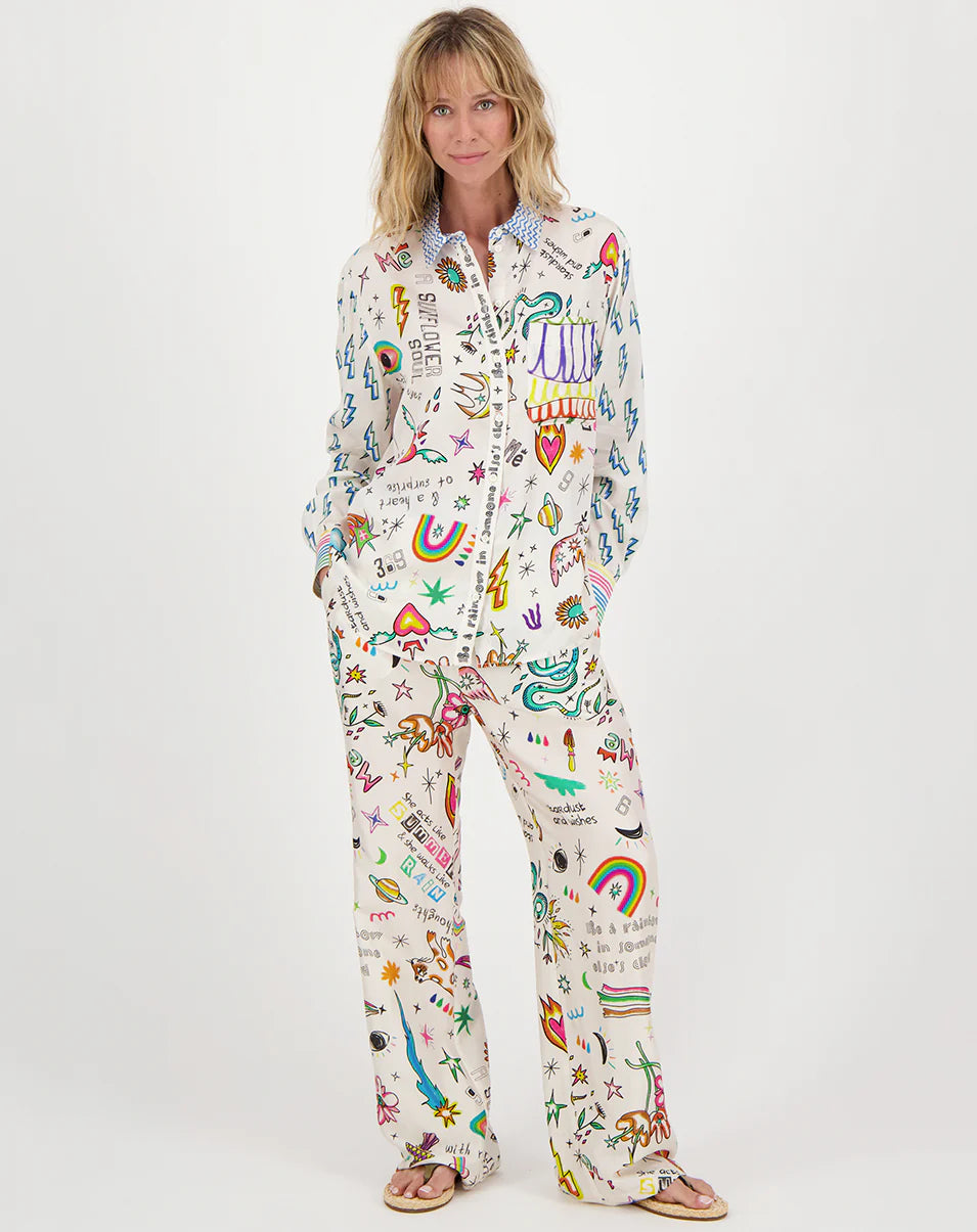 Me369 Isabel Enlightenment Printed Shirt