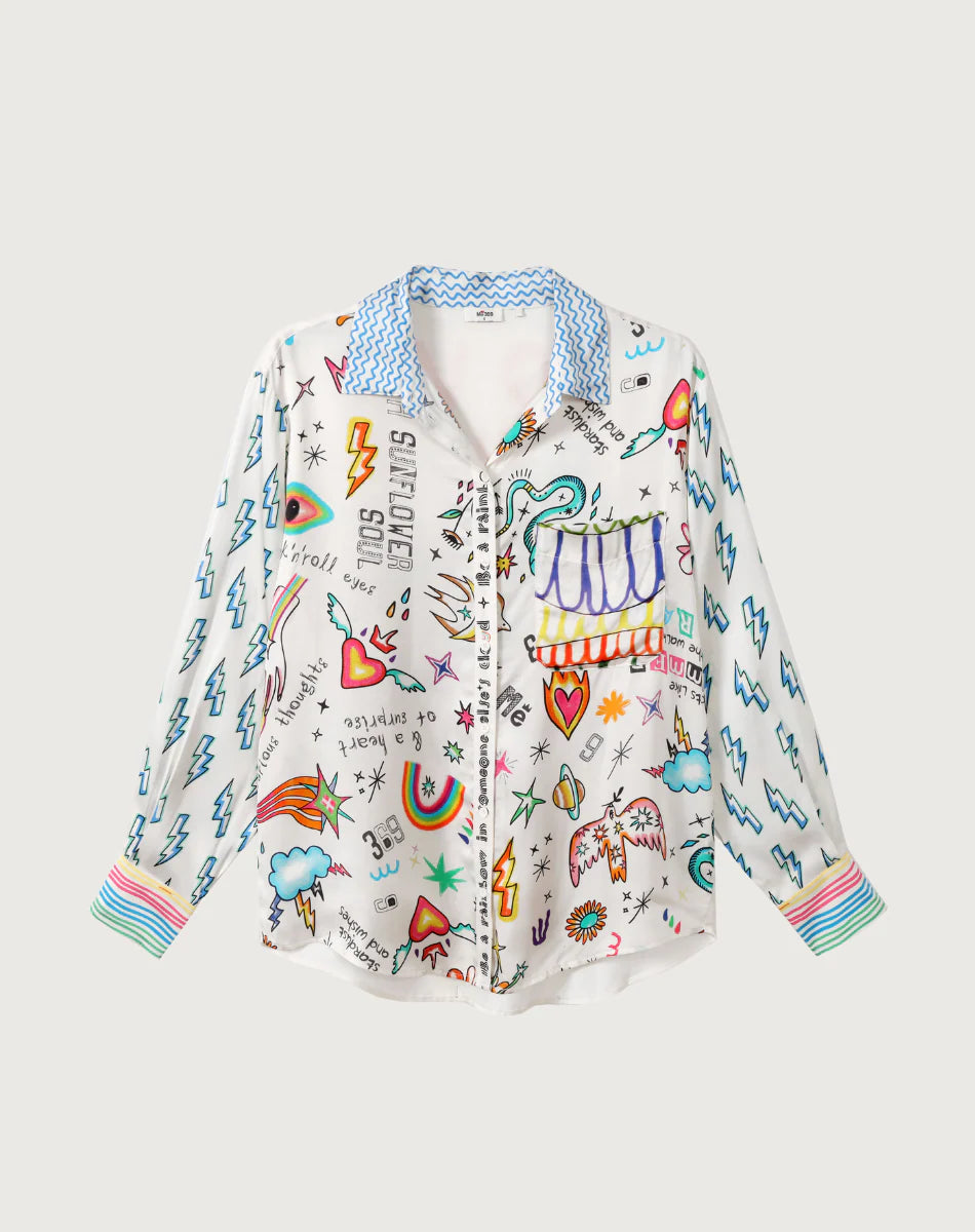 Me369 Isabel Enlightenment Printed Shirt