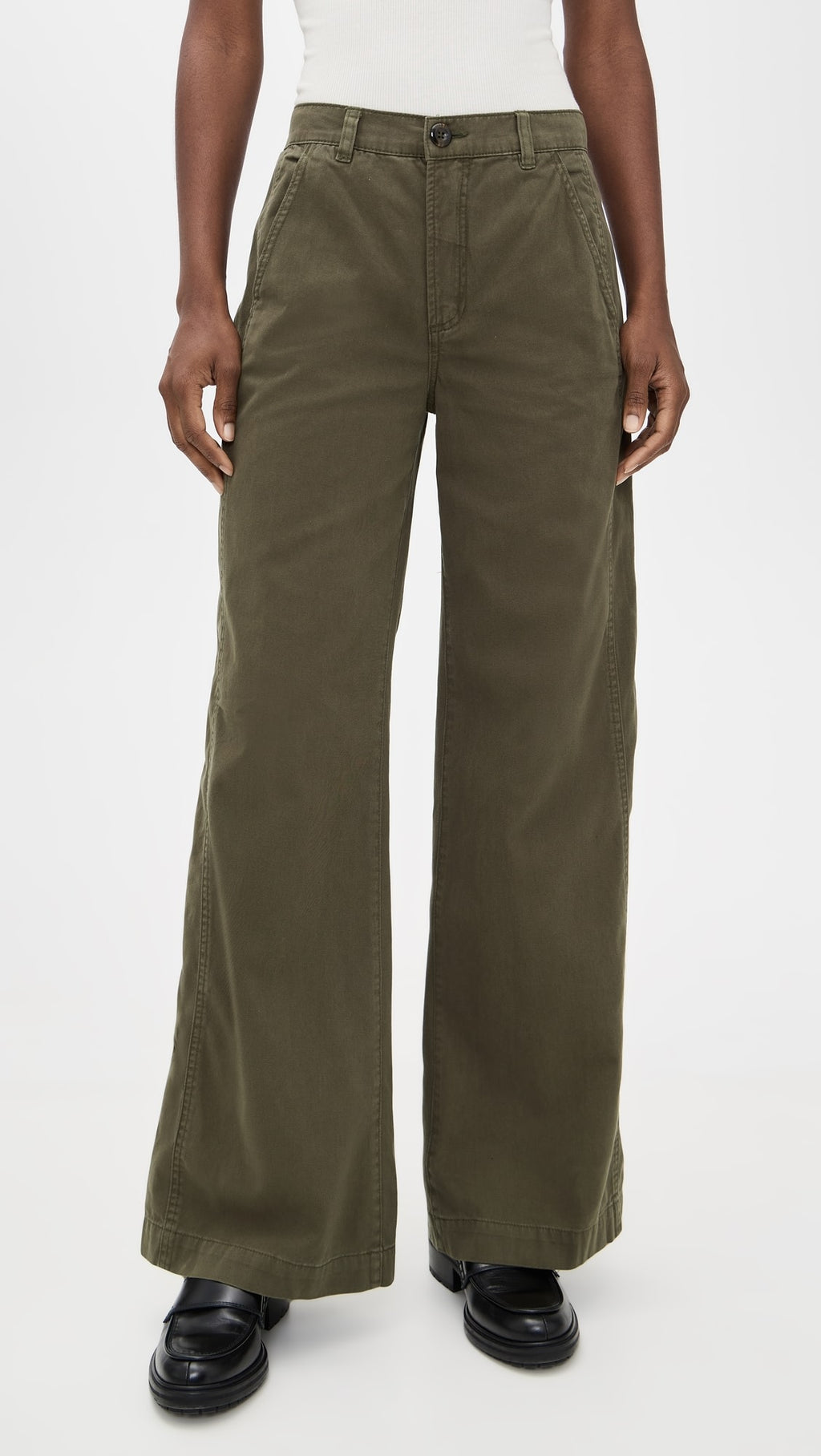 Pistola Jadyn Seamed Low Slung Palazzo