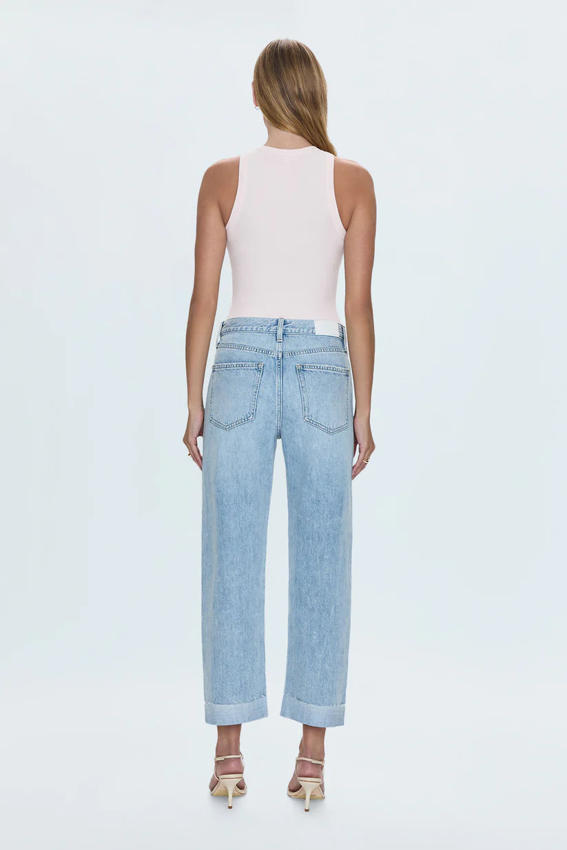 Pistola Kacey Mid Rise Cuffed Boyfriend Jean - Berkeley