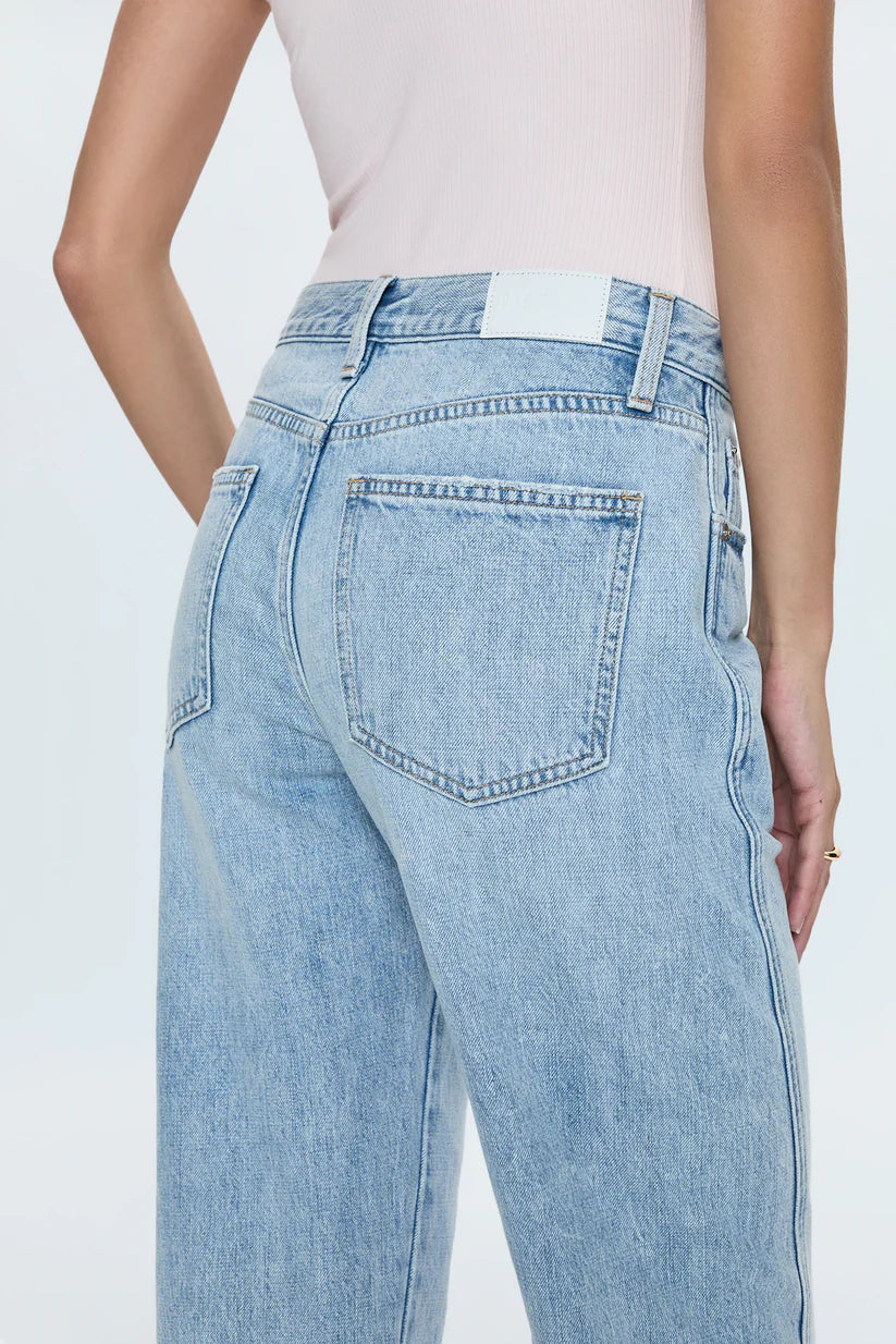Pistola Kacey Mid Rise Cuffed Boyfriend Jean - Berkeley