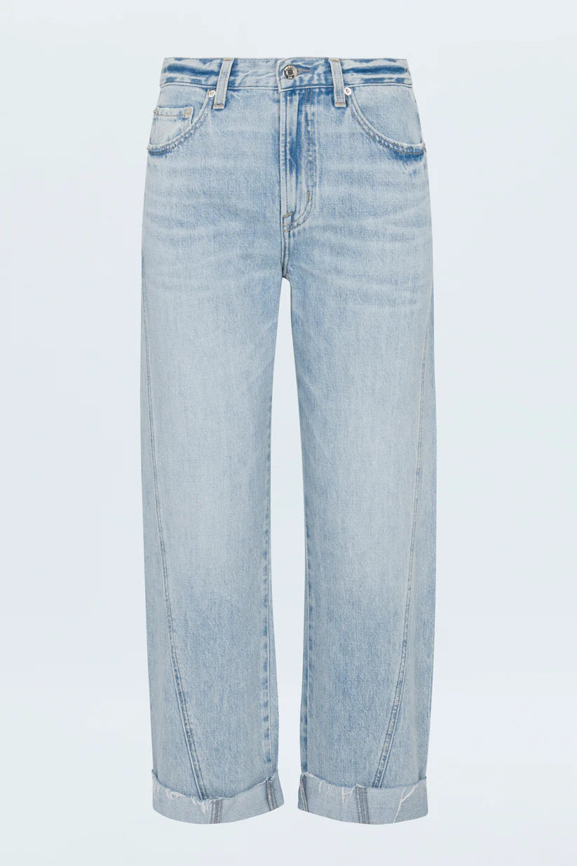 Pistola Kacey Mid Rise Cuffed Boyfriend Jean - Berkeley