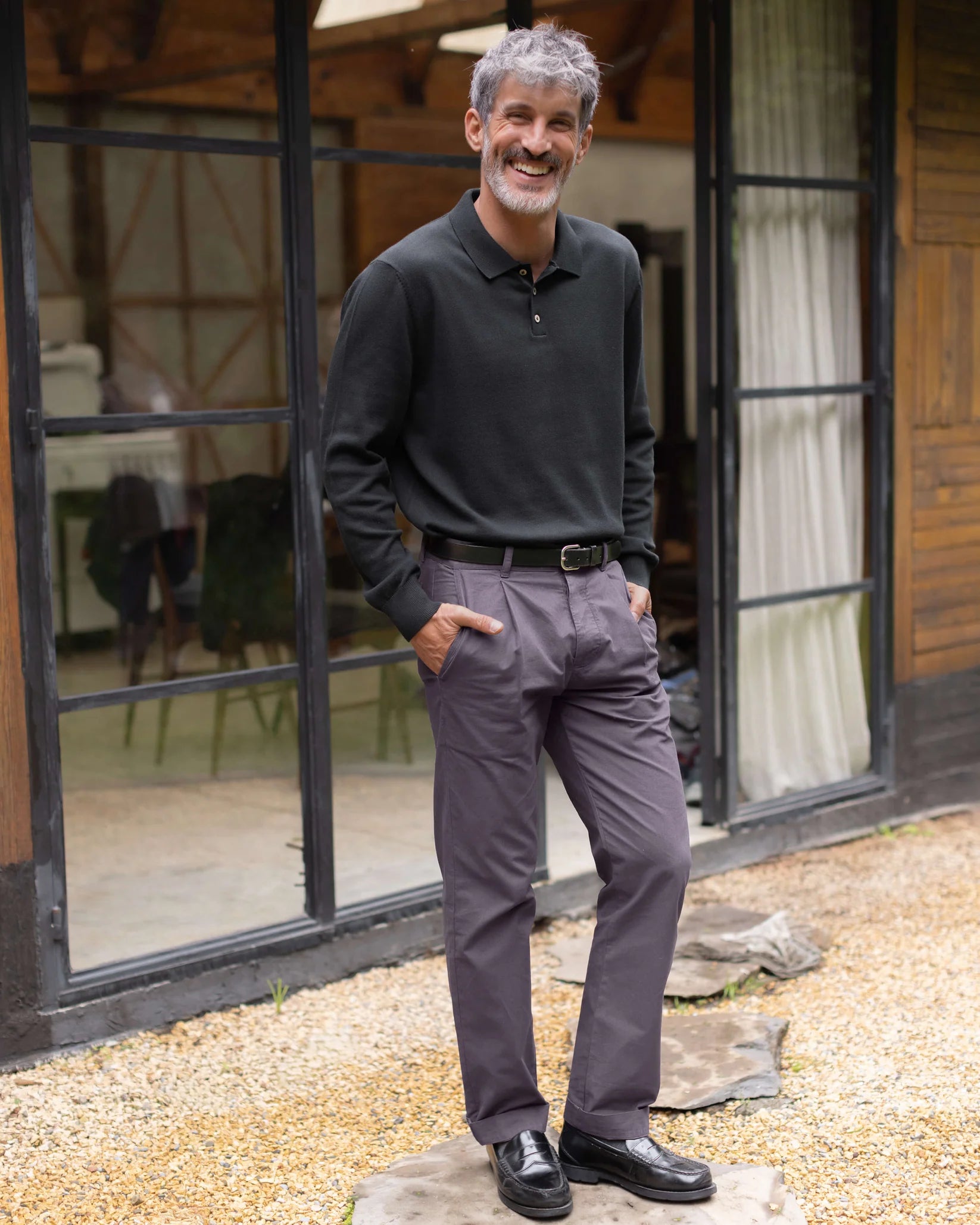 Alex Crane Feather Polo - Night