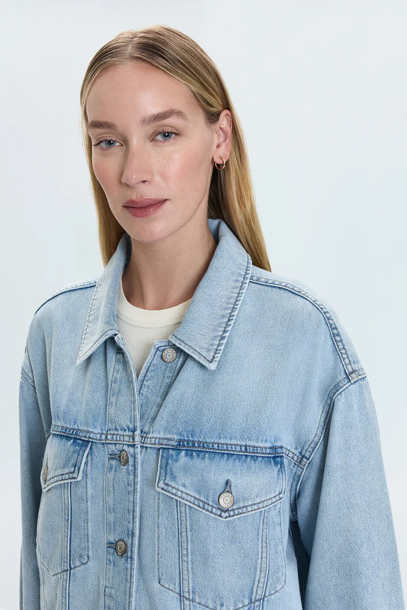 Pistola Rowan Boyfriend Trucker Denim Jacket - Chateau