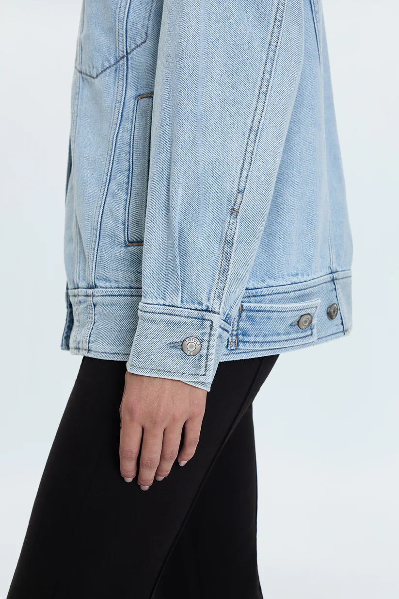 Pistola Rowan Boyfriend Trucker Denim Jacket - Chateau