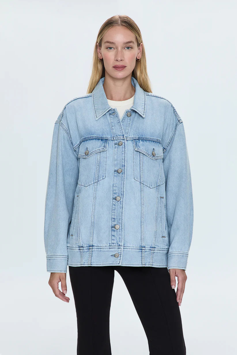 Pistola Rowan Boyfriend Trucker Denim Jacket - Chateau