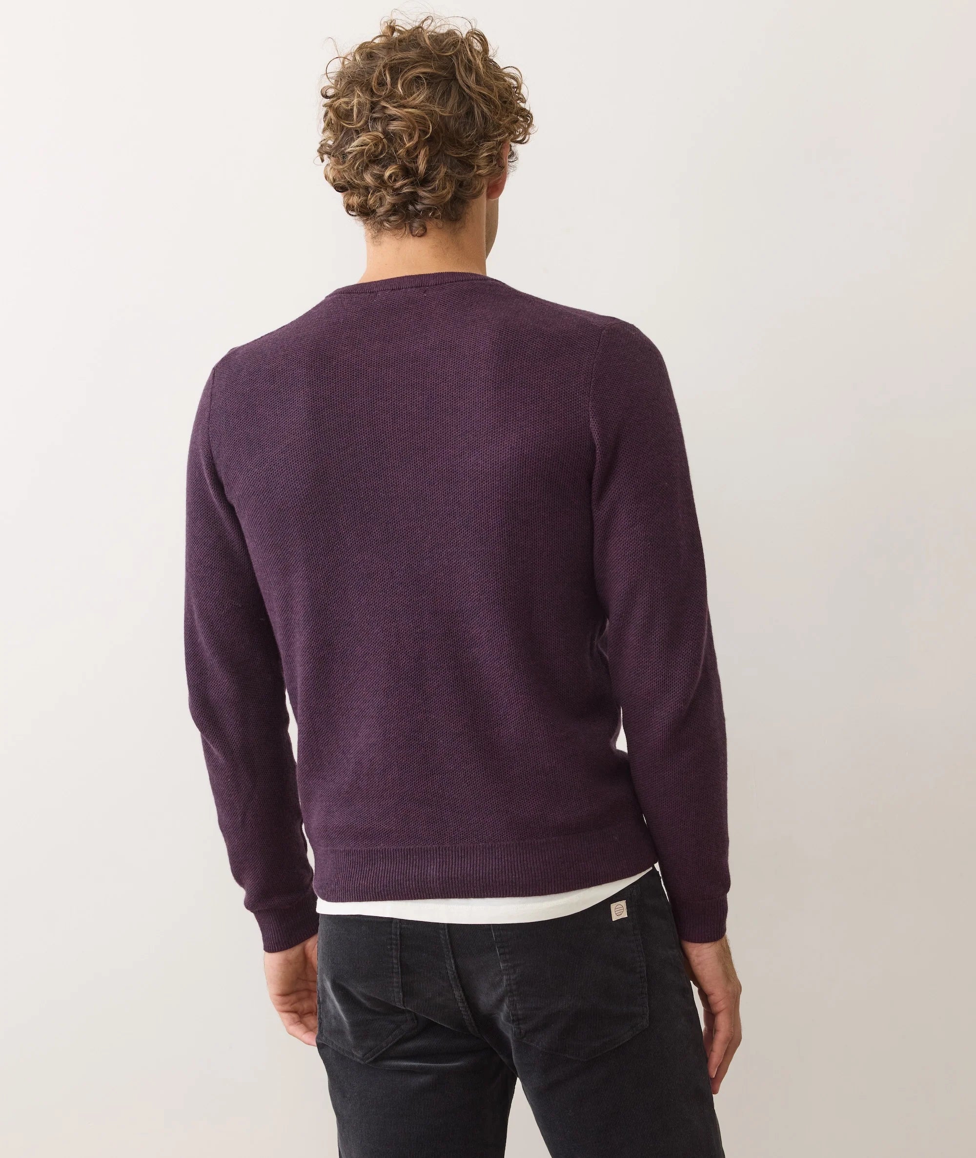 Marine Layer Sweater Tee - Sangria