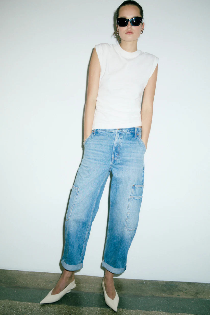 Pistola Sonny High Rise Barrel Jean