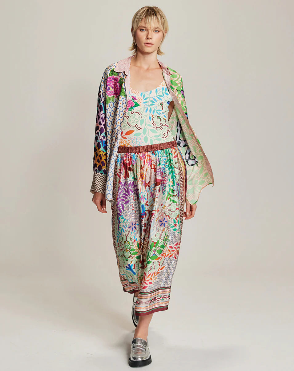 ME369 Vanessa Shipibo Midi Skirt