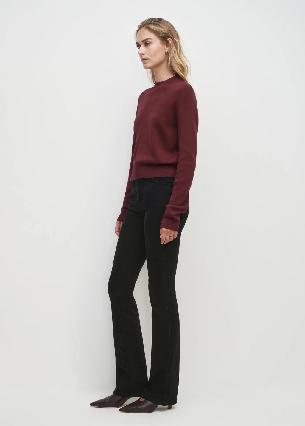 Favorite Daughter Long Sleeve Whitney Top - Vino