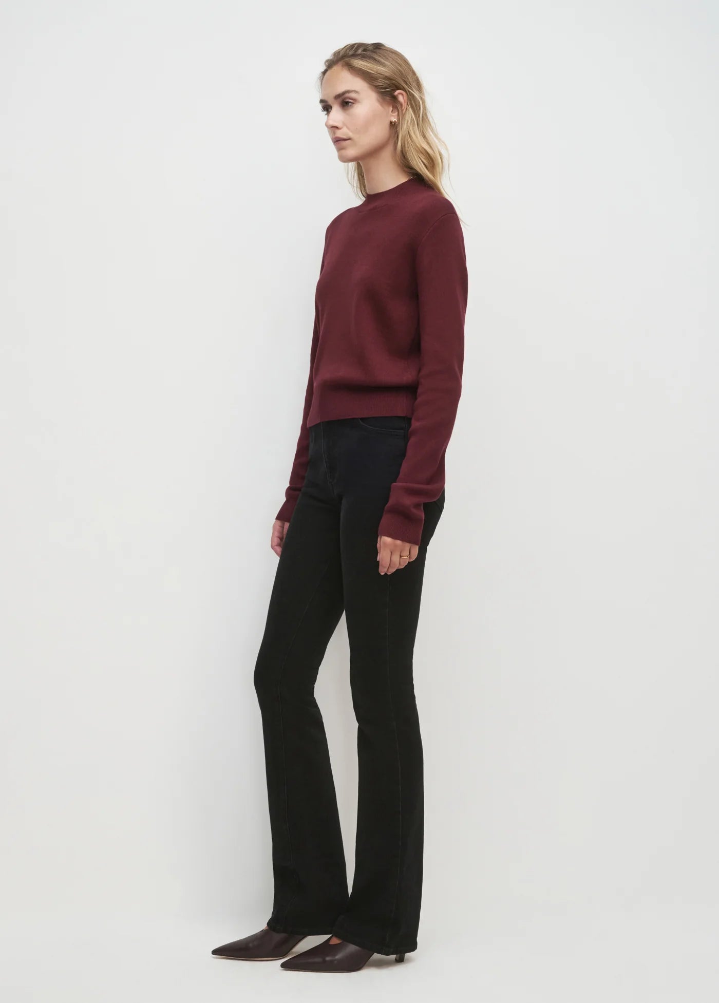 Favorite Daughter Long Sleeve Whitney Top - Vino